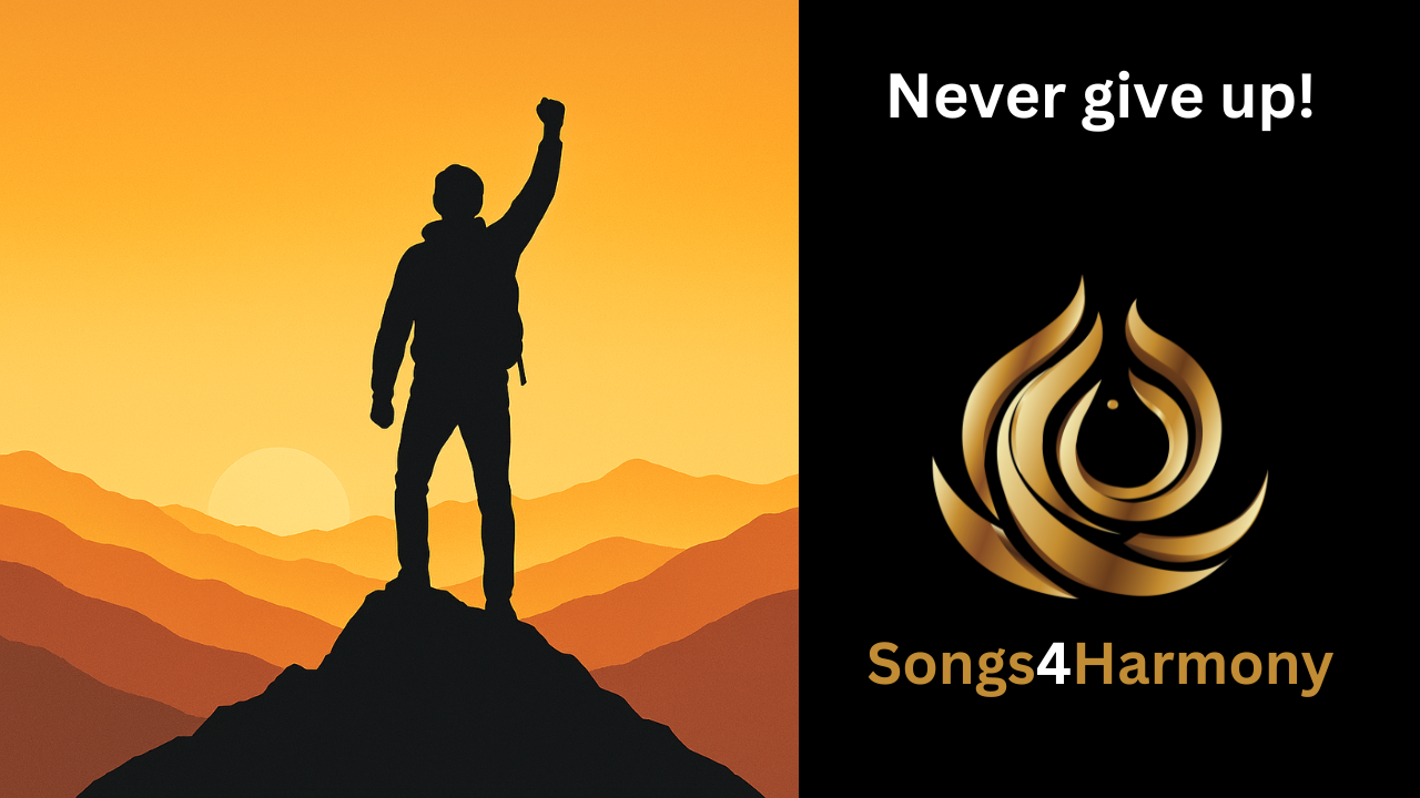 Never give up – Gib niemals auf